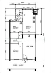 Blk 214 Bedok Town Centre (Bedok), HDB 3 Rooms #571394931